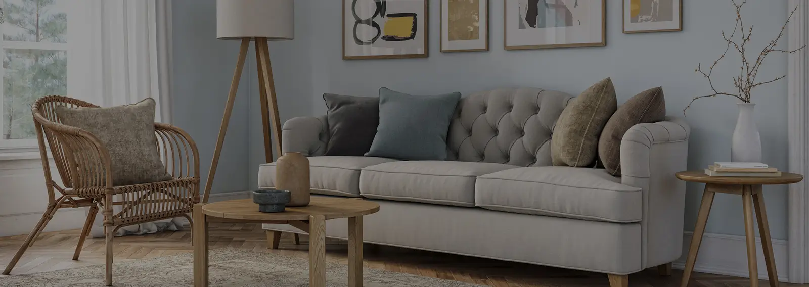 furnished living space